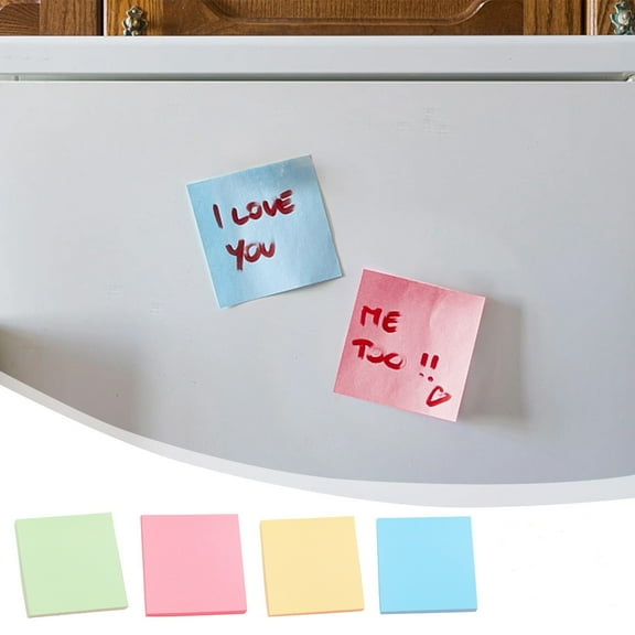 Colorful Sticky Notes for Learners Creative Cute Small Notebooks Tearable Adhesive Memo Pads for Classroom Supplies and Office Stationery Organization Topliu