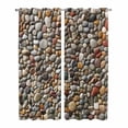 thumbnail image 1 of Colorful Stones Kitchen Curtains Window Panels, Farmhouse Stones Modern Art Insulated Window Treatment Curtain, Grommet Curtains for Bedroom/Living Room/Bathroom, 2 Piece 42"Wx84"L, 1 of 8