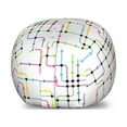 thumbnail image 1 of Colorful Storage Toy Bag Chair, Metro Scheme with Vivid Colored Intricate Lines and Dots Urban Life Transportation, Stuffed Animal Organizer Washable Bag, Small Size, Multicolor, by Ambesonne, 1 of 3