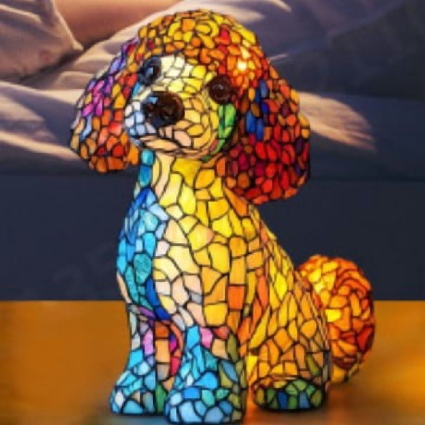 Colorful Resin Animal Night Light for Sleep, Cute Colorful Animal Shape with Soft LED, Bedroom Decor Christmas Gift for Daughter