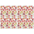 thumbnail image 1 of Colorful Strawberry Plants Fruit Leaf Summer Placemats Table Placemats Set Of 4-Linen Kitchen Washable Placemats Table Mats 11.8"x17.7" Non-Slip Heat Resistant, 1 of 6