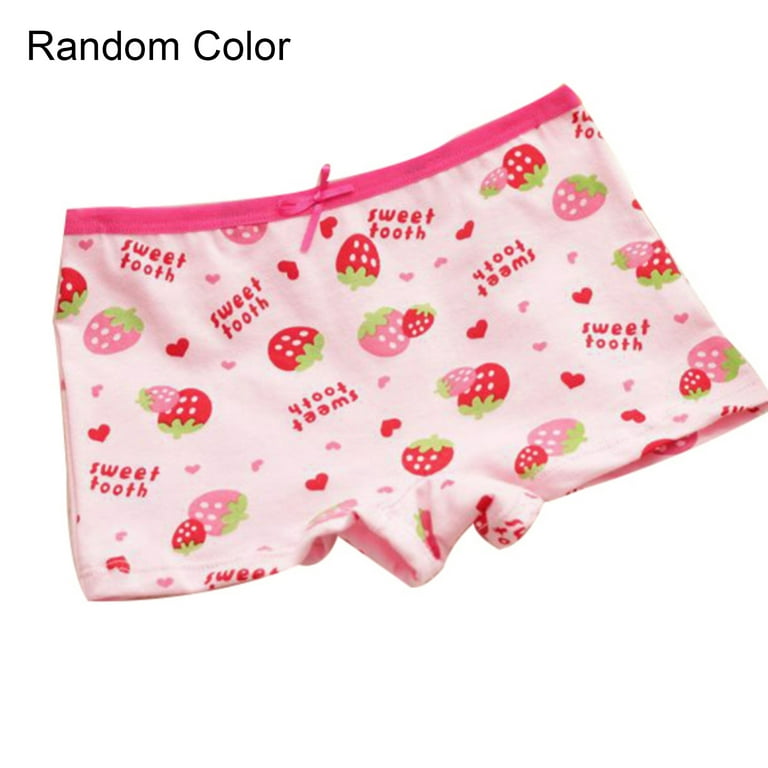 Colorful Strawberry Shorts Elastic Bowknot Sweet Tooth Underwear