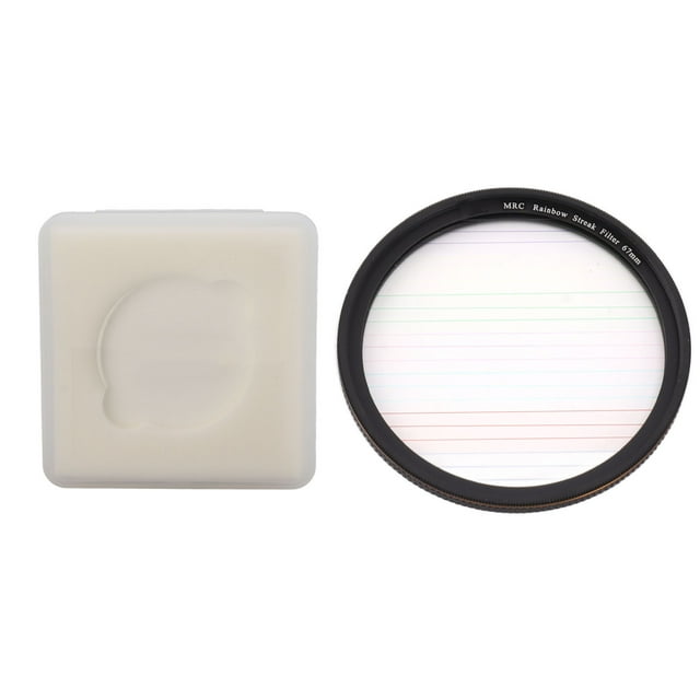 Colorful Streak Star Filter Micro SLR Camera Dot to Line Filters