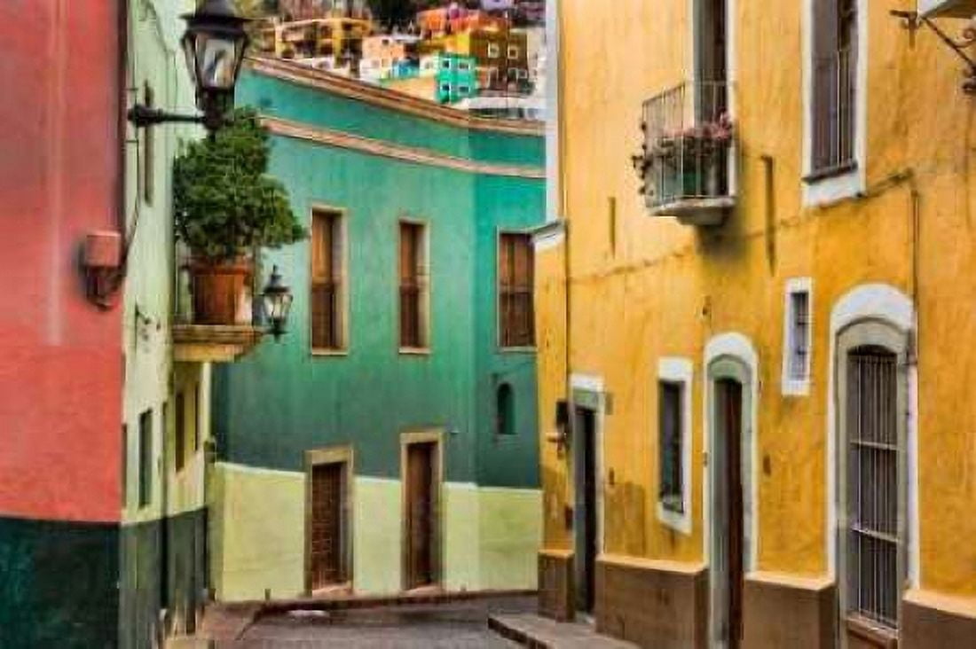 Colorful Street I Canvas Art - Kathy Mahan (24 x 36)