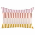 thumbnail image 1 of Colorful Stripe Throw Pillow Cover 20 x 26 Inch Decorative Pillow Cover Modern Pink Red Yellow Vertical Striped Lumbar Pillowcase Seasonal Rectangle Cushion Case for Couch Sofa Bed Living Room, 1 of 7