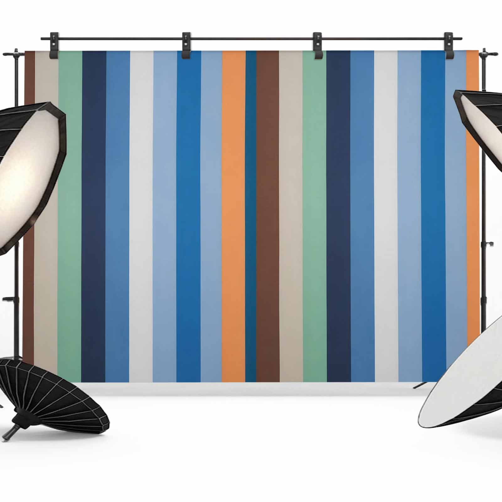 Colorful Striped Backdrop for Photoshoot, Photography Photo Studio ...