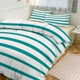 thumbnail image 1 of Colorful Stripes Bedding Set Couple Bedclothes Pillowcase Customized Home Textiles Bed Set for Bedroom Decoration, 1 of 6