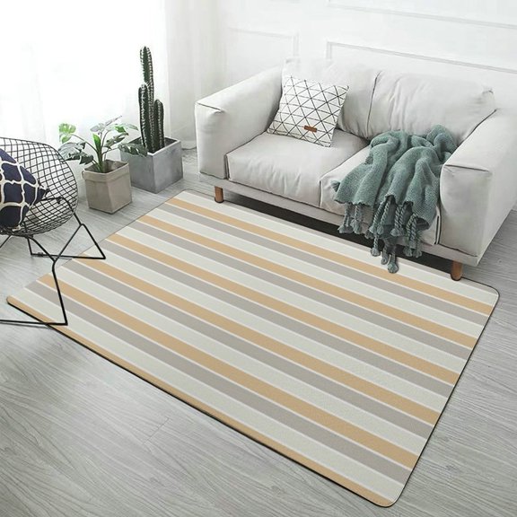 Colorful Stripes Carpet for Home Decoration Rugs for Bedroom Room Living Room Bathroom Entrance Door Non-slip Comfort Mat
