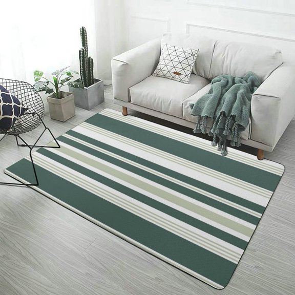 Colorful Stripes Carpet for Home Decoration Rugs for Bedroom Room Living Room Bathroom Entrance Door Non-slip Comfort Mat