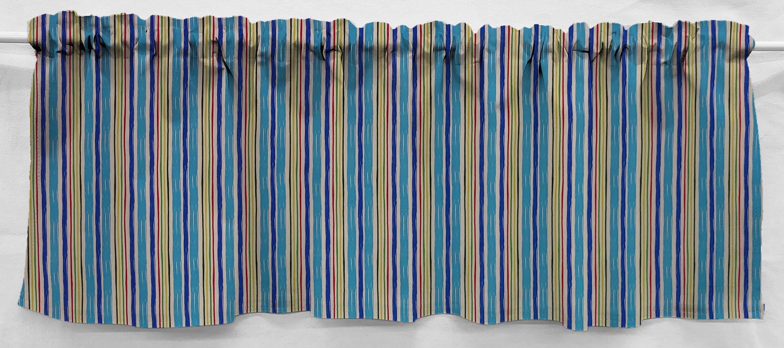 Colorful Stripes Valance by Penny's Needful Things (One Valance Panel ...