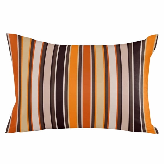 Colorful Strips Throw Pillow Cover 24 x 36 Inch Decorative Pillow Cover Rustic Rainbow Abstract Vertical Striped Lumbar Pillowcase Seasonal Rectangle Cushion Case for Couch Sofa Bed Living Room