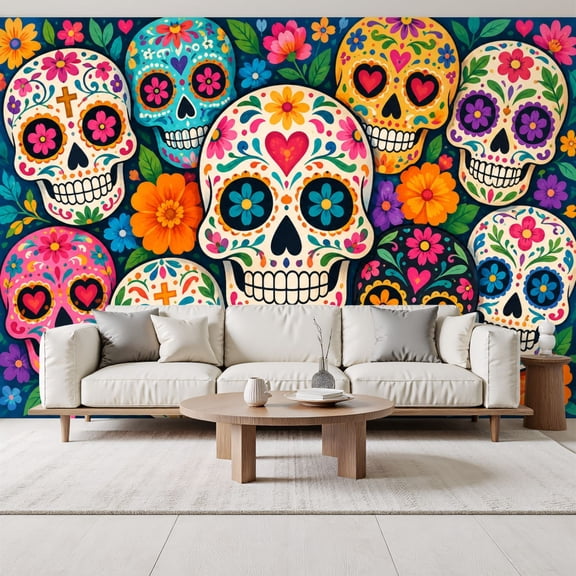 Colorful Pvc Paper Colorful Masks Elegant Wallpaper Feathers Baroque Mardi Gras Decor Peel ...