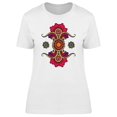 thumbnail image 1 of Colorful Summer Floral Paisley T-Shirt Women -Image by Shutterstock, Female XX-Large, 1 of 2