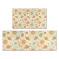 thumbnail image 1 of Colorful Sun Moon Star Planet Pattern Kitchen Rugs Sets Of 2,Anti Fatigue Kitchen Mat Rugs Non Slip Washable,Decorative Kitchen Floor Mats for Kitchen,Sink,Laundry,17"x30"+17"x47", 1 of 7