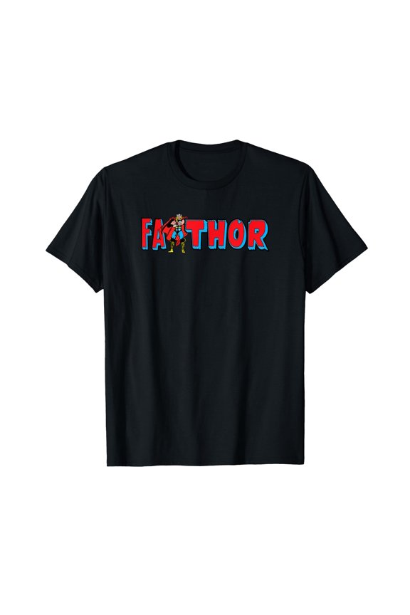 Colorful Superhero Theme Father's Day T-Shirt for Fun and Celebration