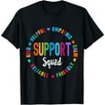 thumbnail image 1 of Colorful Support Squad Learning Specialist Sped Resource T-Shirt, 1 of 4
