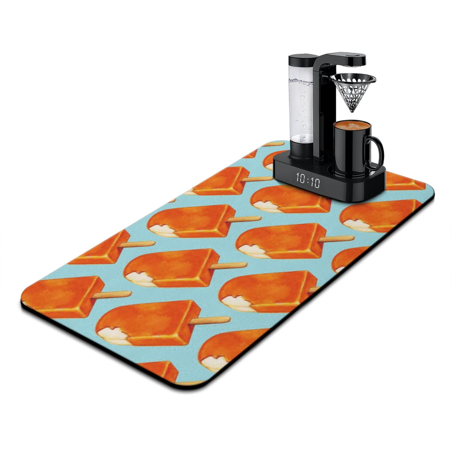 Colorful Sweet Treats Coffee Station Mat - Ice Cream Lover Pattern ...