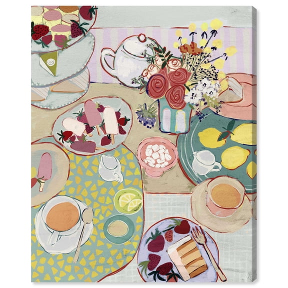 Colorful Sweets Canvas Print Living Room Wall Art by Notoriart, Gallery Wrapped, 16 x 20