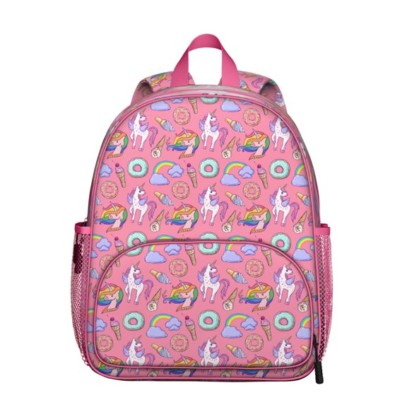 Colorful Symmetrical Plaid Stripes Adjustable Breathable Padded Daypack