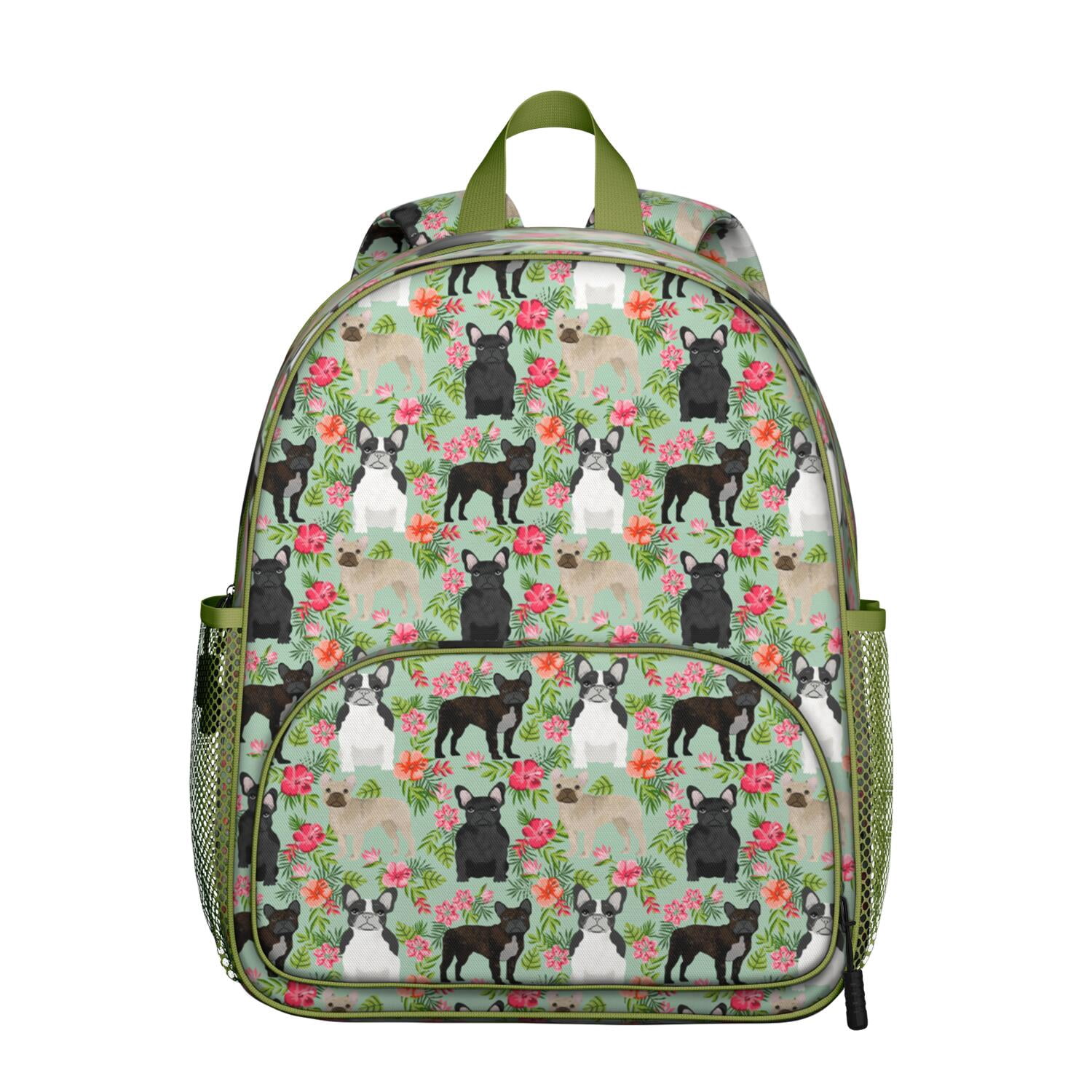 Colorful Symmetrical Plaid Stripes Ergonomic Backpack with Padded Shoulder Straps