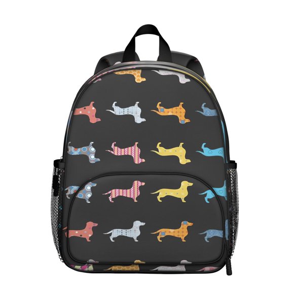Colorful Symmetrical Plaid Stripes Waterproof Ergonomic School Backpack