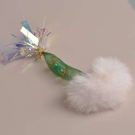 Colorful Tail Self-Play Interactive Cat Toy, Automatic Moving Kitten Toy for Solo Entertainment and Exercise