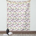 thumbnail image 1 of Colorful Tapestry, Knitting Balls Crochet Hand Crafts Stitch Yarn Hobby Theme Artsy Illustration, Wall Hanging for Bedroom Living Room Dorm Decor, 60W X 80L Inches, Multicolor, by Ambesonne, 1 of 2