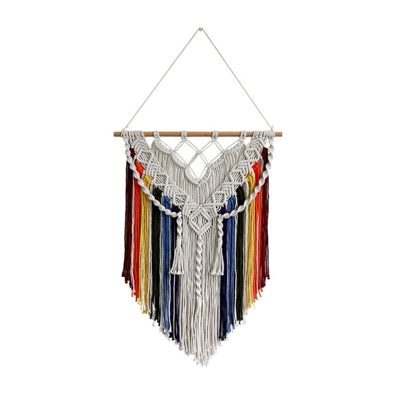 Colorful Tassels Hand-Woven Tapestries Nordic Style Room Wall Hangings Bohemian Homestay Decorative Wall Hangings A