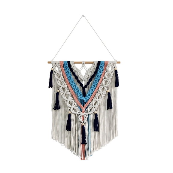Colorful Tassels Hand-Woven Tapestries Nordic Style Room Wall Hangings Bohemian Homestay Decorative Wall Hangings B