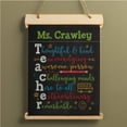thumbnail image 1 of Colorful Teacher Gift - Personalized Hanging Canvas Banner, 1 of 1