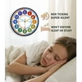 thumbnail image 1 of Colorful Teaching Wall Clock,Kids Learning Time,Black, 1 of 7