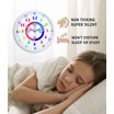 Homotte 10 inch Kids Learning Wall Clock, Silent Non-Ticking for ...