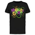 thumbnail image 1 of Colorful Text And Mask T-Shirt Men -Image by Shutterstock, Male 5X-Large, 1 of 2