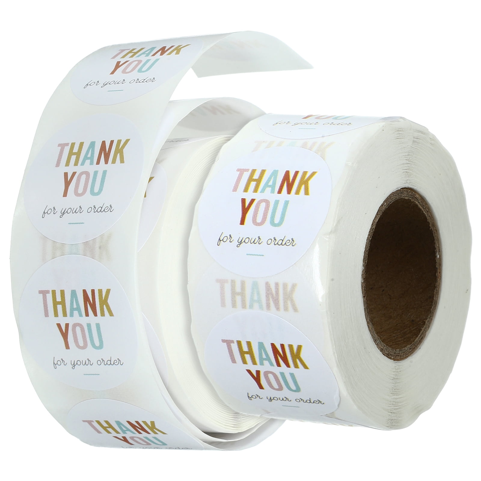 Colorful Thank You for Your Order Stickers Applique Gift Envelope