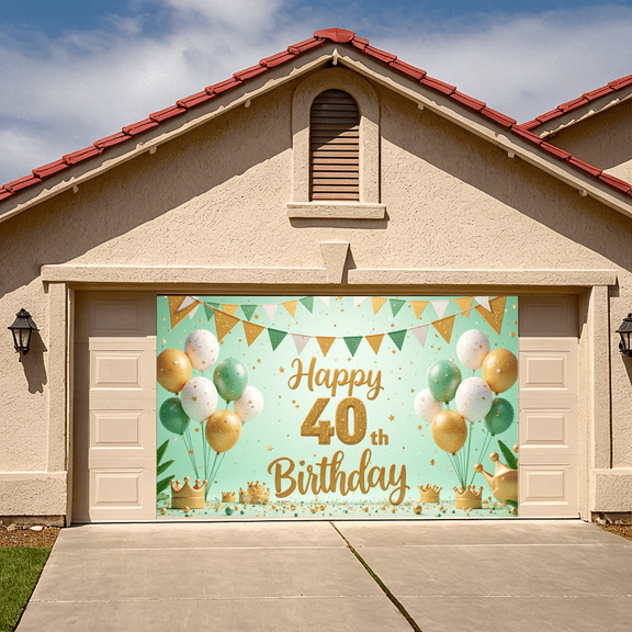 Colorful Theme Banner Decorative Design Birthday Party Banner Balloon Decoration for Birthday Party Indoor Decoration Photo Shoot