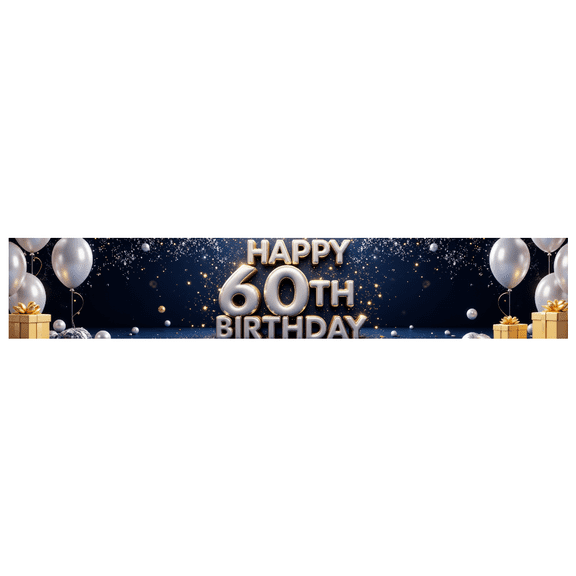 Colorful Theme Banner Decorative Design Party Decoration Event Banner Celebration Banner for Milestone Celebration Birthday Party Indoor Decoration