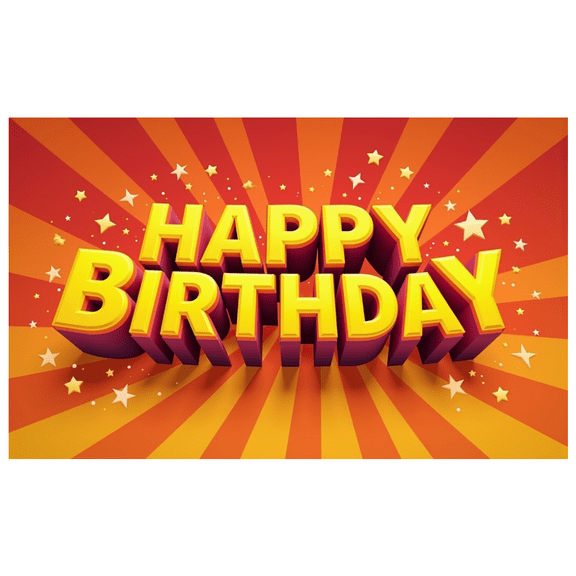 Colorful Theme Banner Decorative Design Party Decoration for Birthday Party Kids Event Holiday Celebration