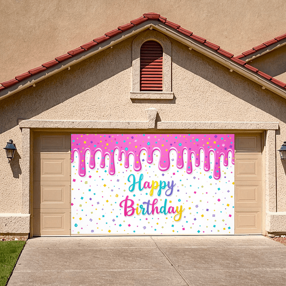 Colorful Theme Banner Decorative Design Polyester Decoration for Birthday Party Kids Party Indoor Decoration