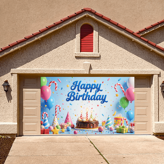 Colorful Theme Birthday Party Banner Decorative Design Birthday Decor Balloon Decoration for Birthday Party Kids Party Indoor