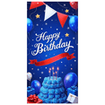 thumbnail image 1 of Colorful Theme Happy Birthday Banner Decorative Design Party Backdrop for Birthday Party Kids Party Indoor Decoration, 1 of 6