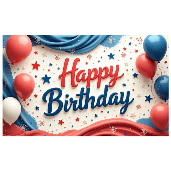 Colorful Theme Happy Birthday Banner Polyester Material Party Decoration for Birthday Party Kids Event Celebration