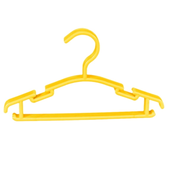 Colorful Thickened Kids Hanger with Pants Clip Lightweight Durable for Baby Children Clothes Drying Rack Home Use