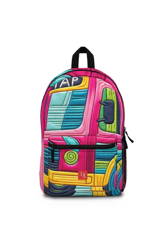 Colorful Threaded Journey - Backpack