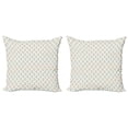 thumbnail image 1 of Ambesonne Colorful Throw Pillow Cover 2 Pack, Geometric Abstract Mosaic, 24", Multicolor, 1 of 5