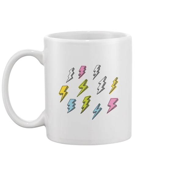 Colorful Thunders  Mug -Image by Shutterstock