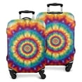 thumbnail image 1 of Colorful Tie Dye Dot Mandala Pattern Luggage Cover Fashion Suitcase Cover Baggage Covers Fit 25-28 Inch Luggage (Go Travel), 1 of 5