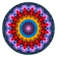 thumbnail image 1 of Colorful Tie Dye Floral Mandala Pattern Round Fitted Tablecloth with Elastic Edge,Dining Table Cover Waterproof,Outdoor Round Tablecloth for Camping,Dining,Indoor and Outdoor, 1 of 7