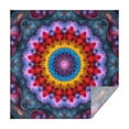thumbnail image 1 of Colorful Tie Dye Floral Mandala Pattern Square Tablecloth,Waterproof Square Table Cover,Wipeable Spillproof Washable Table Cover for Home Kitchen Party Decor 42"X42"(107x107cm), 1 of 6