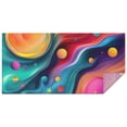 thumbnail image 1 of Colorful Tie Dye Flow Ball Pattern Rectangle Tablecloth 60"x120",Waterproof Polyester Rectangle Table Cloth, Wipeable Spillproof Polyester Tablecloth for Dining, Camping, Indoor and Outdoor, 1 of 5