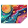 thumbnail image 1 of Colorful Tie Dye Flow Ball Pattern Rectangle Tablecloth 60"x84",Waterproof Polyester Rectangle Table Cloth, Wipeable Spillproof Polyester Tablecloth for Dining, Camping, Indoor and Outdoor, 1 of 5